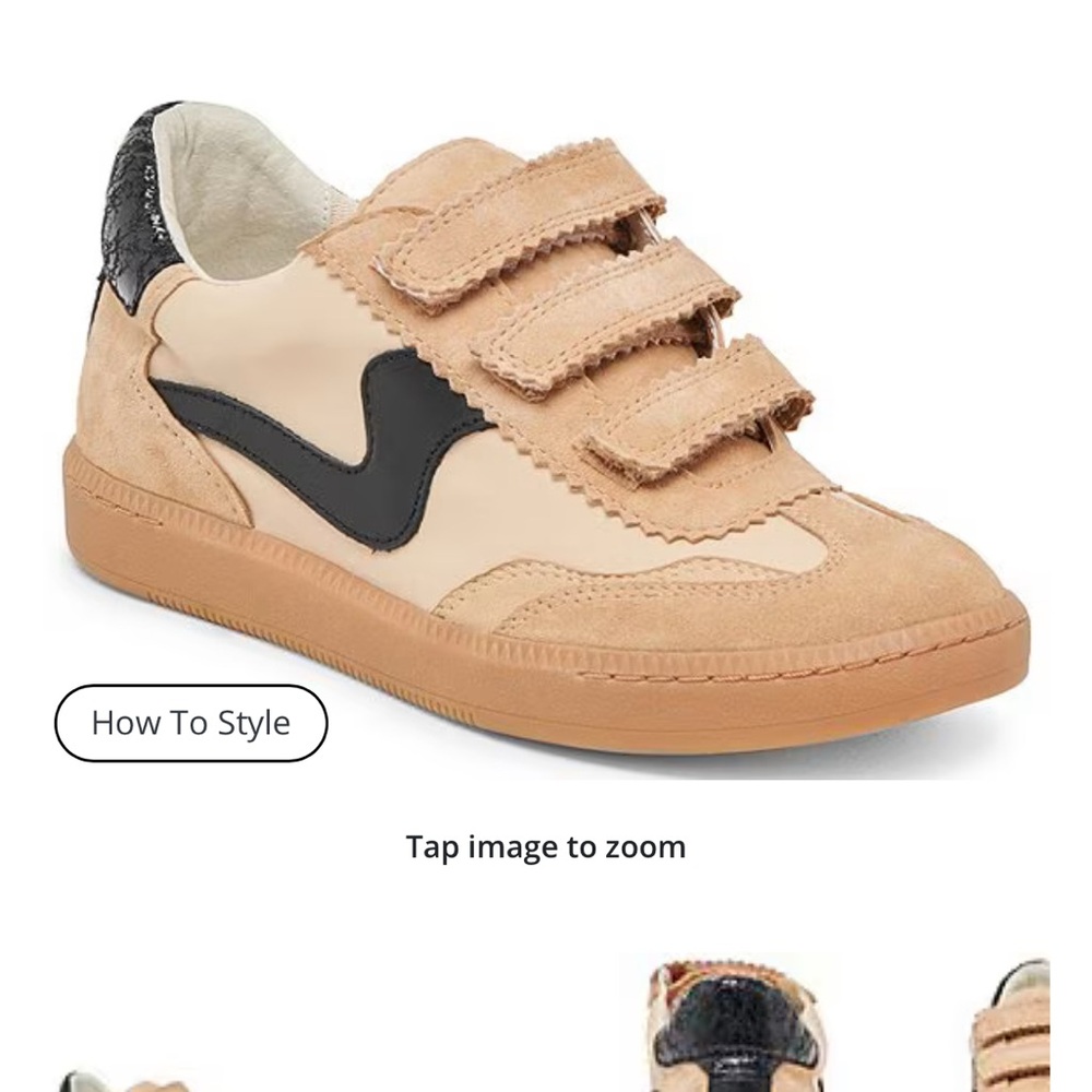 NWT Dolce Vita Notice Velcro Sneakers